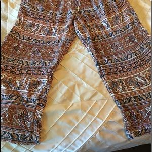 Boho crop pants
