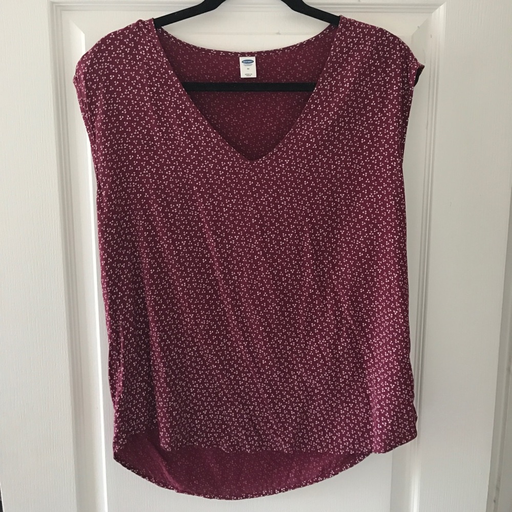 Maroon Old Navy top