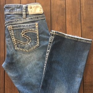 Silver Suki Jeans