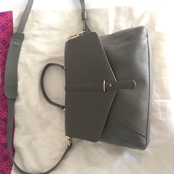 Tory Burch top Handle Satchel Bag, Grey - Picture 5 of 7