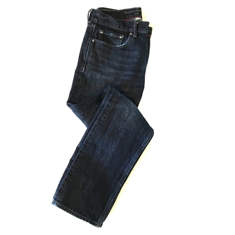 Banana Republic Dark Wash Slim Jeans