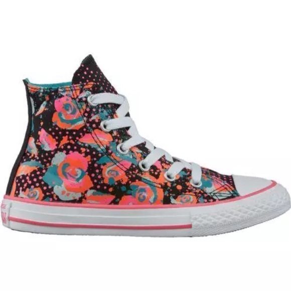 Converse Shoes - Converse womens shoes floral hi tops
