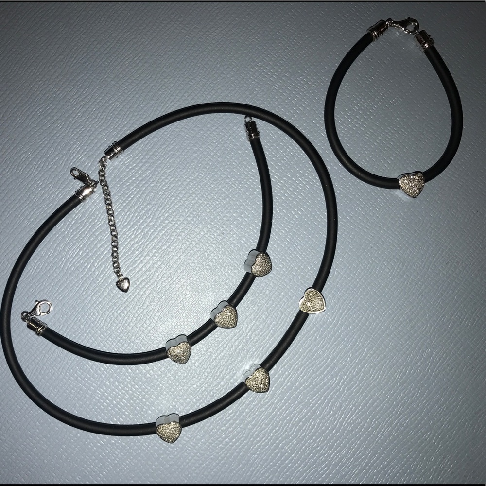 White gold with diamonds