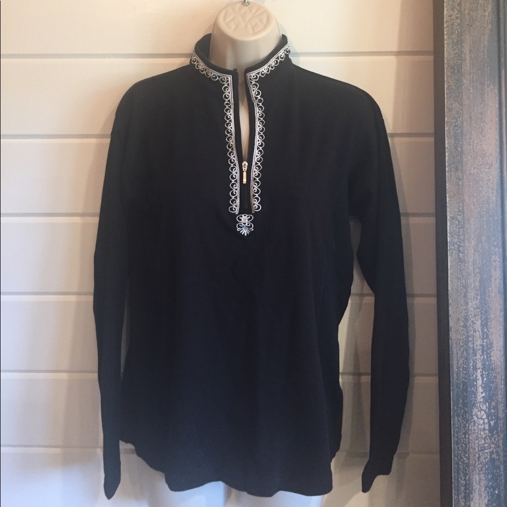 Black ski shirt, large