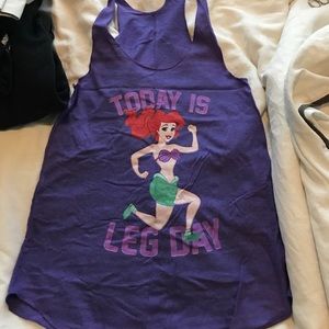 Ariel leg day tank top