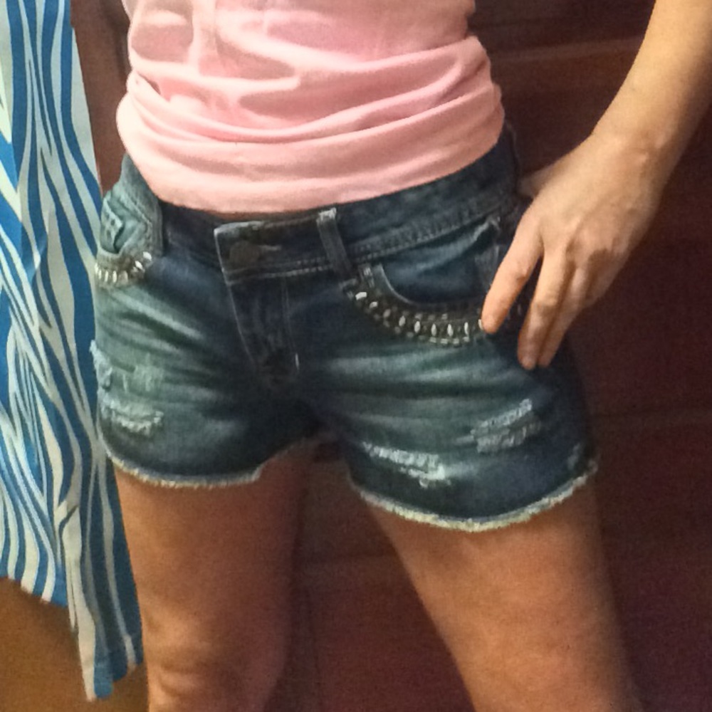 Reign jean shorts