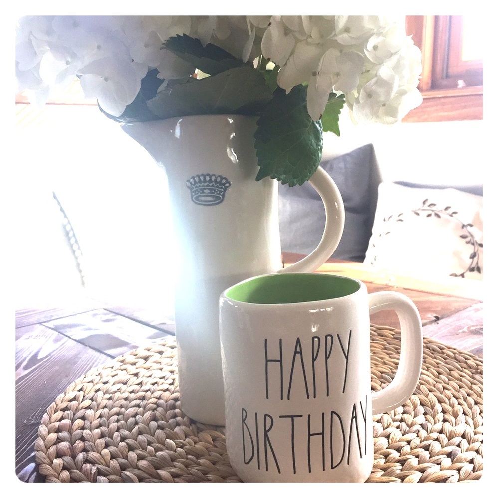 RARE Rae Dunn Mug - HAPPY BIRTHDAY