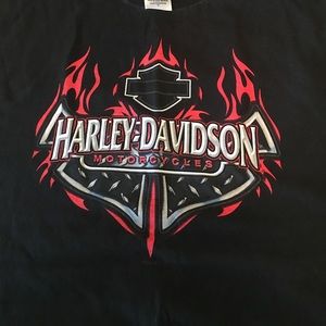 Men's black Harley T shirt