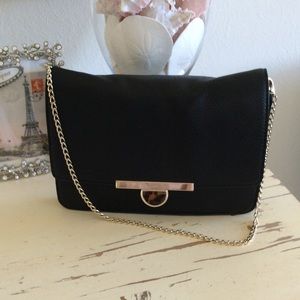 DKNY leather clutch