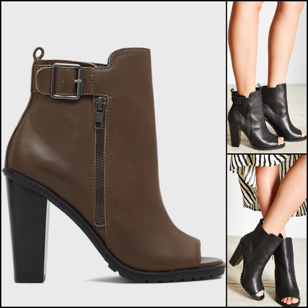 KELSI DAGGER Lakeside high-heel leather booties