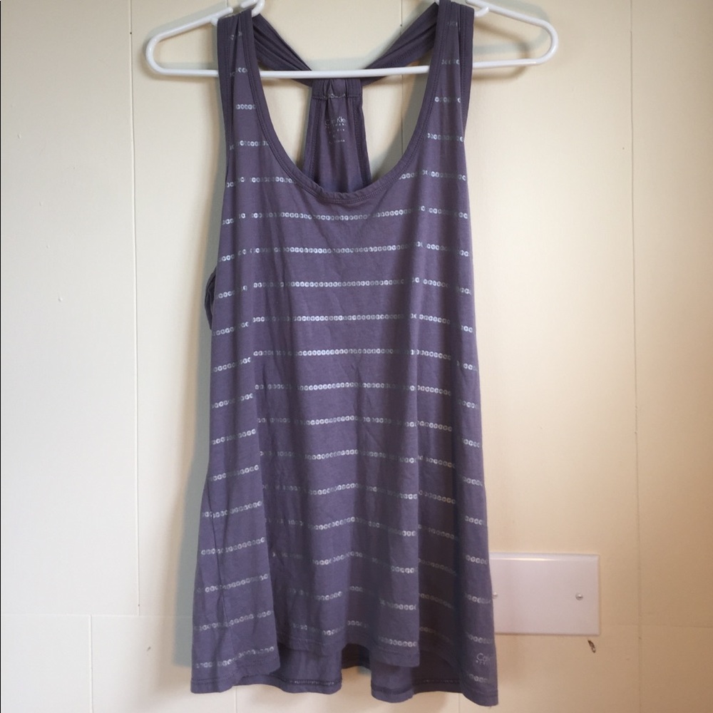 Calvin Klein Performance Faux Sequins Racerback T