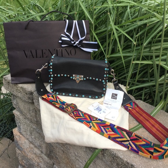 Valentino Handbags - Authentic Valentino Guitar Rockstud Cross Body