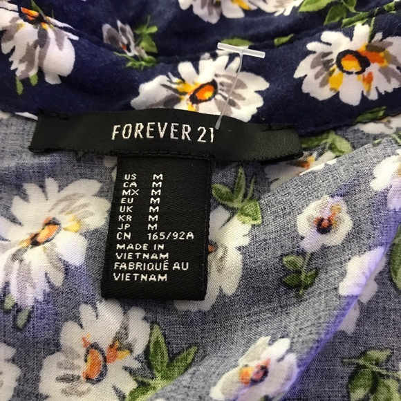 Forever 21 Mini Dress 🌻💙 Size M 😊 Cute!! - Picture 2 of 5