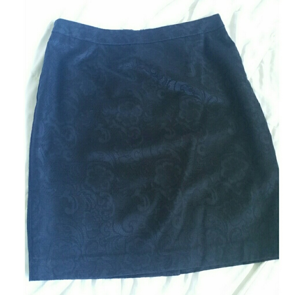 Black pencil skirt