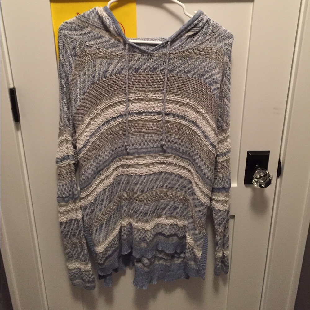 A&F knit hoodie