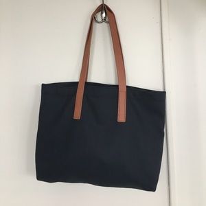 Everlane dark blue tote
