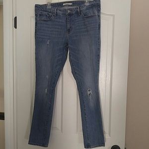 Levis 711 skinny jeans 32