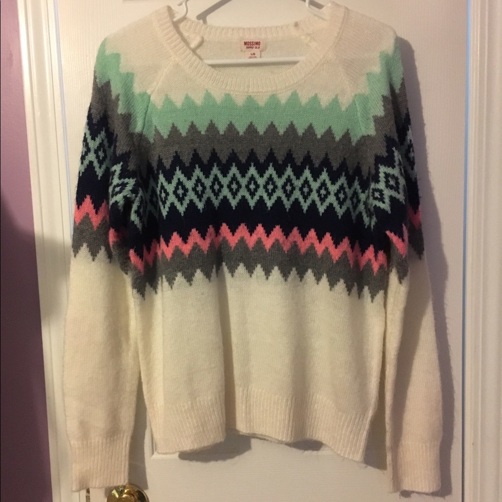 Chevron Patterned Sweater