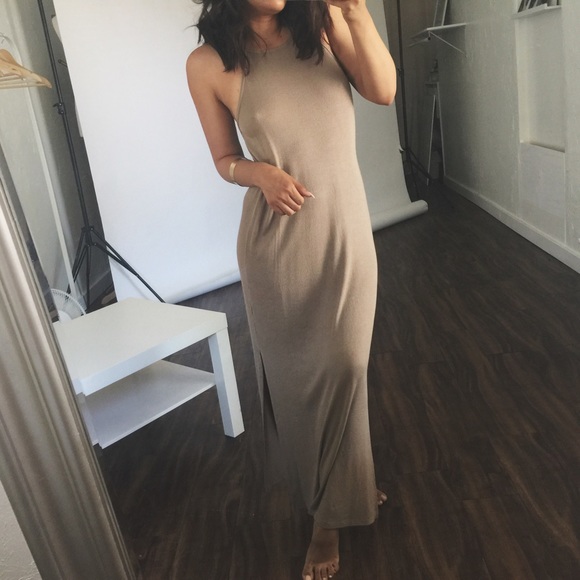 Tan Maxi Dress - Picture 5 of 6