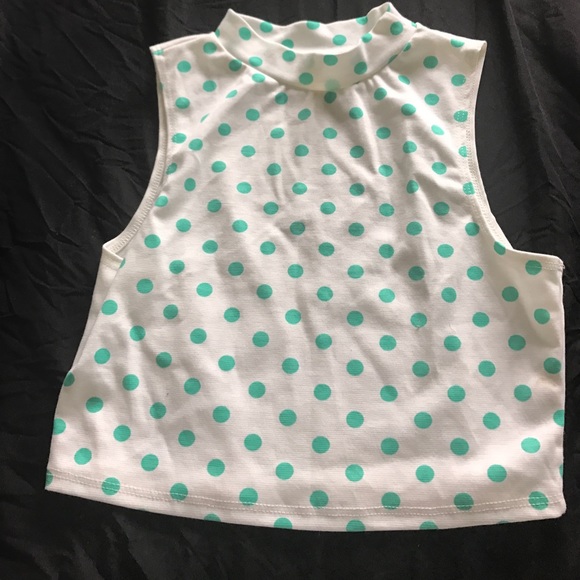 Real polka dot crop top - Picture 1 of 1