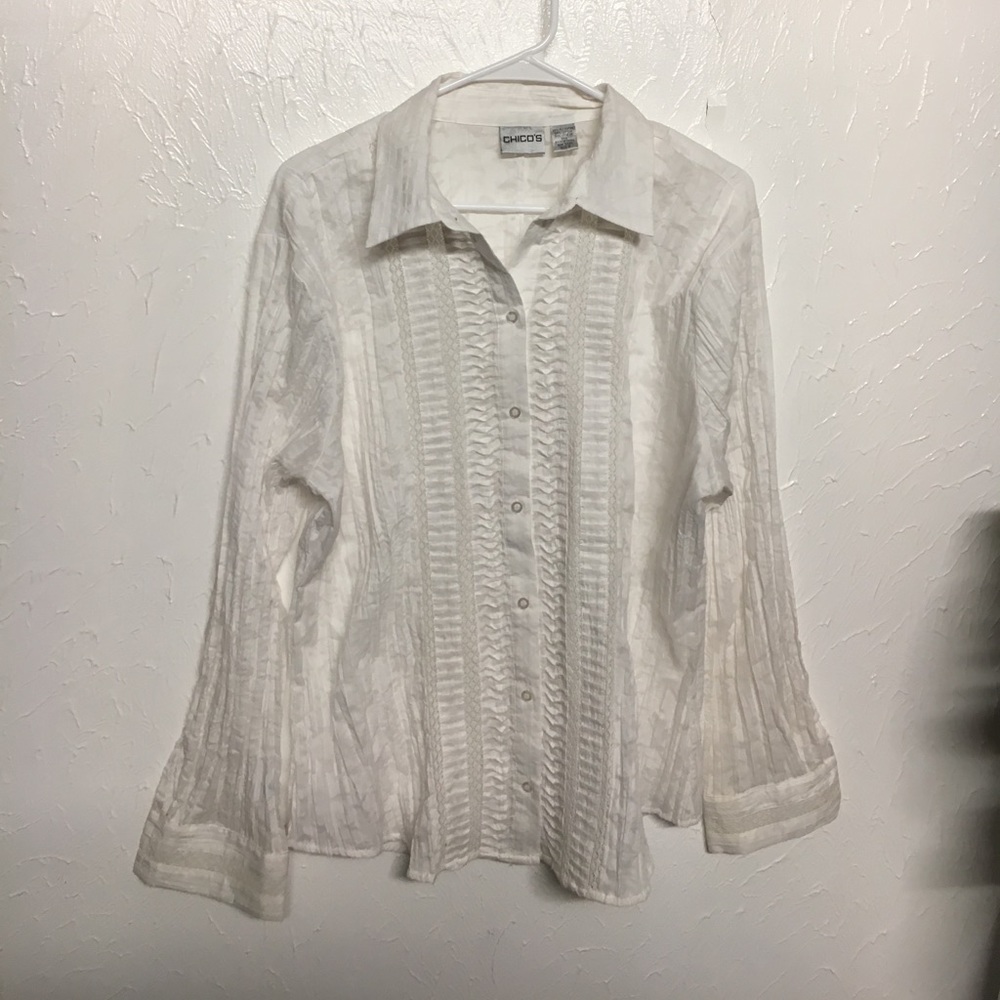Chico's button down blouse