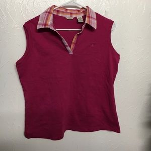 Izod sleeveless golf shirt