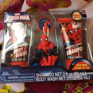 Marvel Spider-Man shampoo wand body wash set