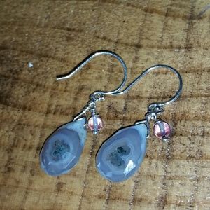 Sterling silver briolette earrings