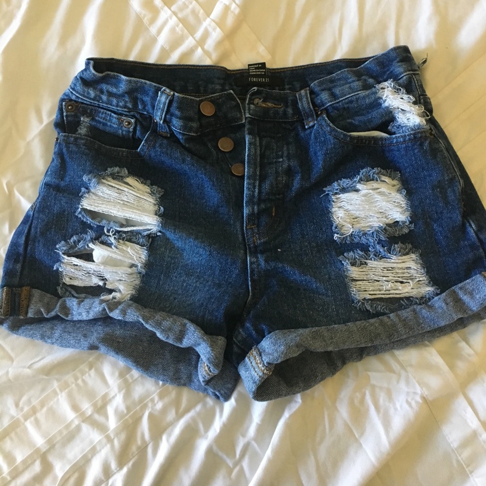 Forever 21 high waisted shorts