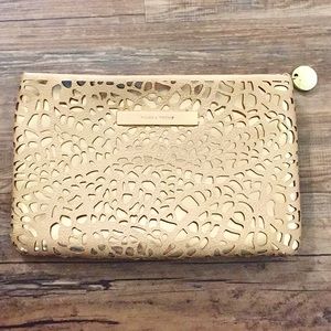 Ivanka Trump Gold Cut Out Clutch
