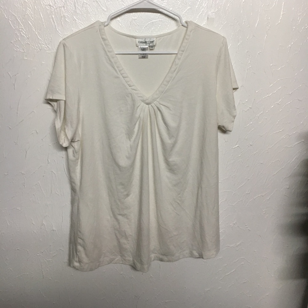 Coldwater Creek white blouse