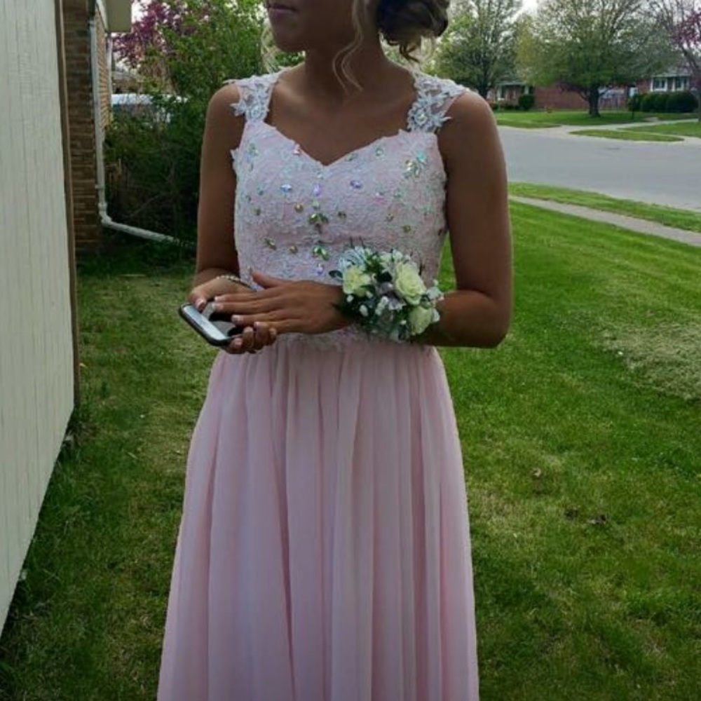 Pink prom dress