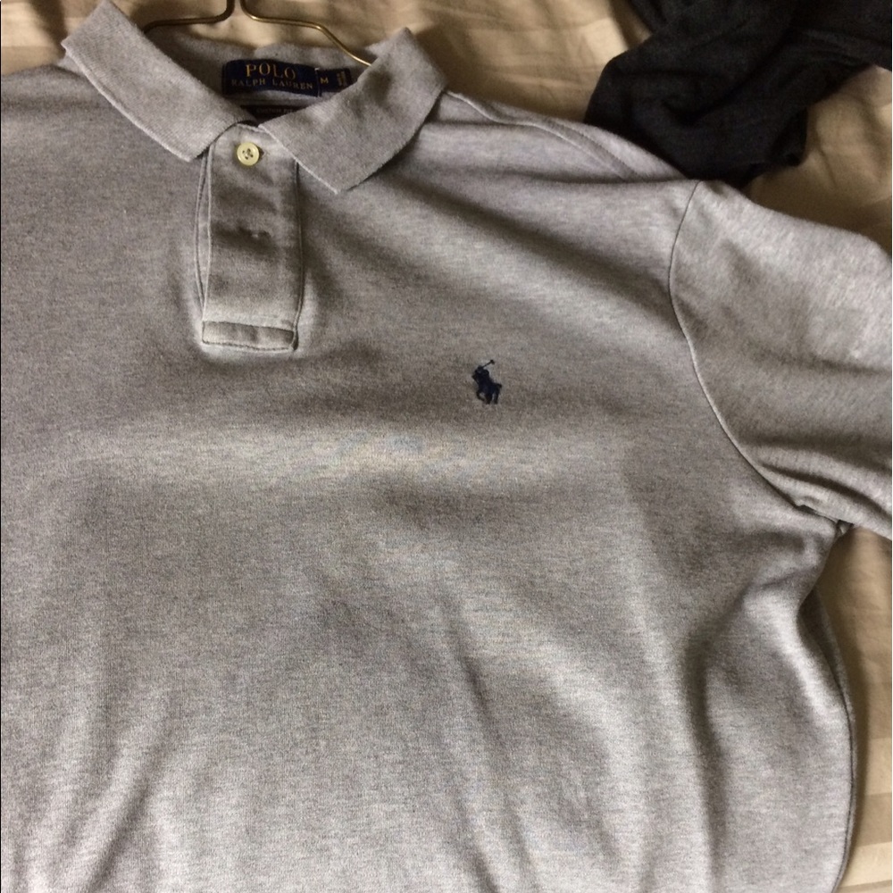 Grey Ralph Lauren polo