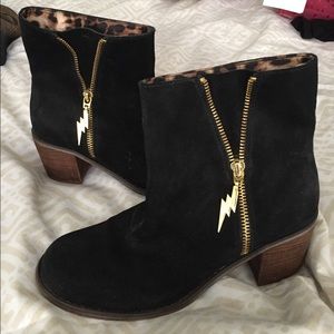 Suede Betsey Johnson Booties