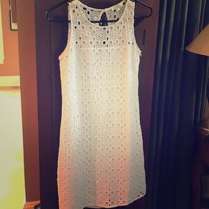 True White Eyelet Dress! Graduation ready