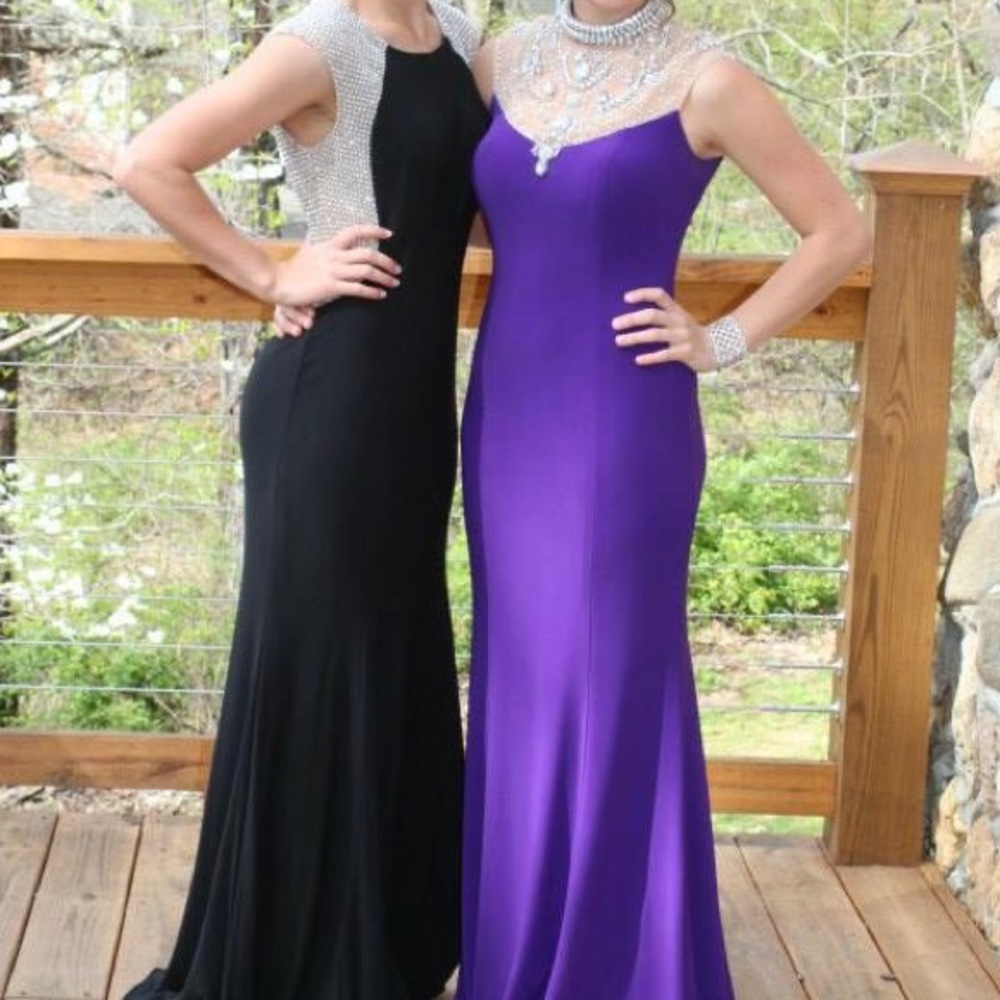 Alyce Paris Purple Prom Dress