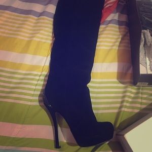 H by halstom knee high boots .