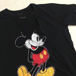 Cut Out Mickey Mouse Tee