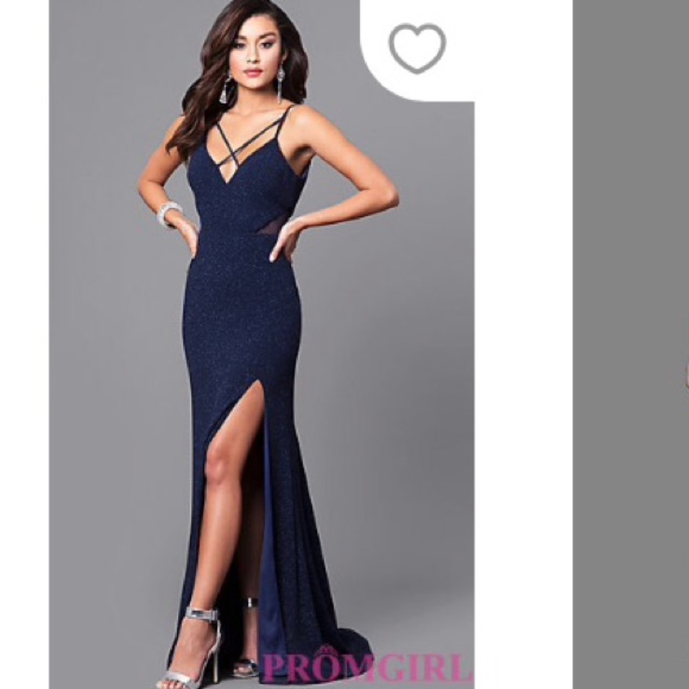 Navy Blue Prom Dress