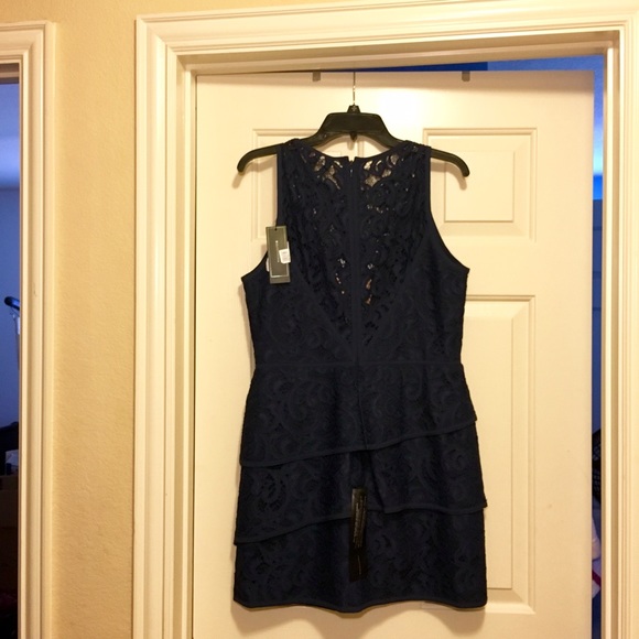 SOLDDD NTW BCBG tiered lace fit and flare - Picture 4 of 4