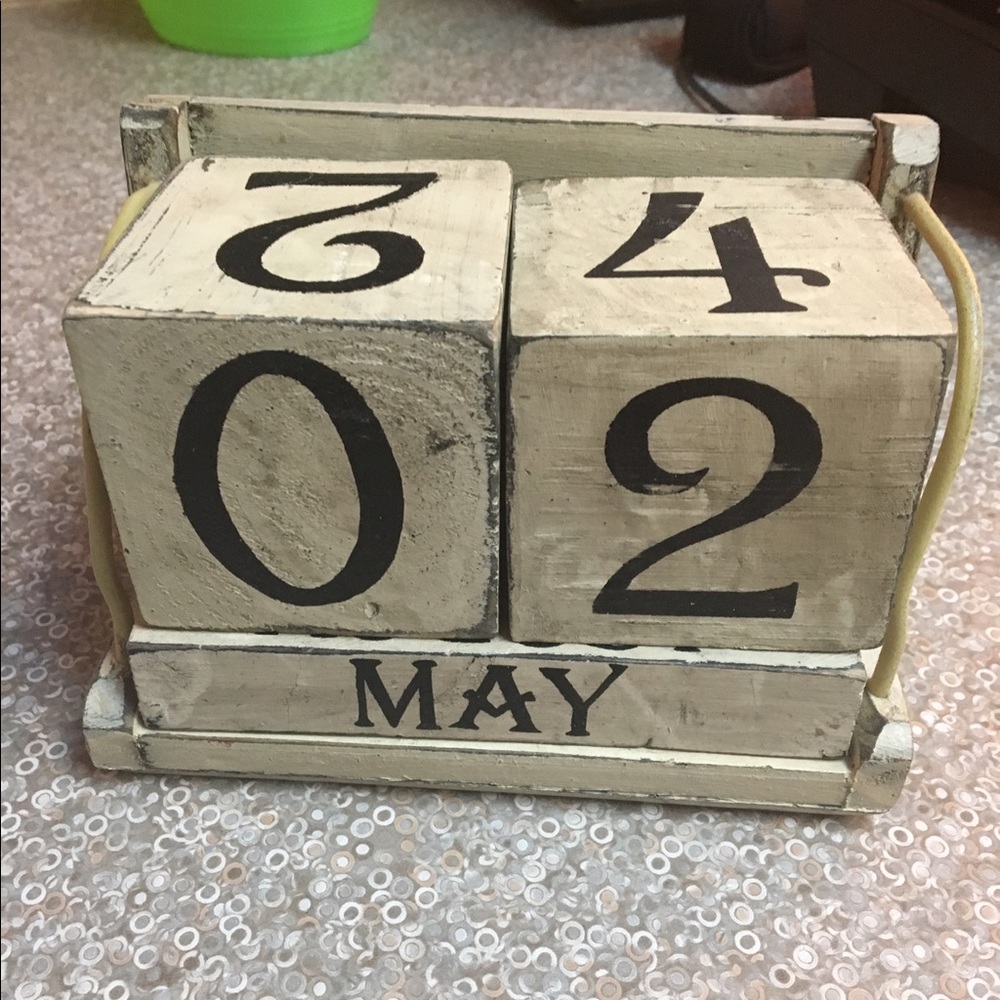desk block calendar