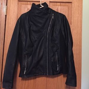 Faux leather jacket XL