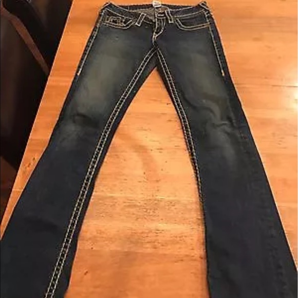 Women's size 27 true religion flare jeans - Picture 1 of 5