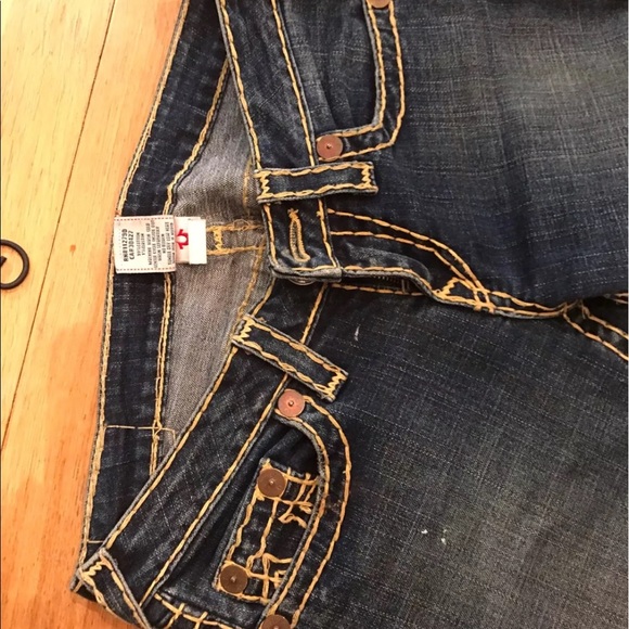 Women's size 27 true religion flare jeans - Picture 3 of 5