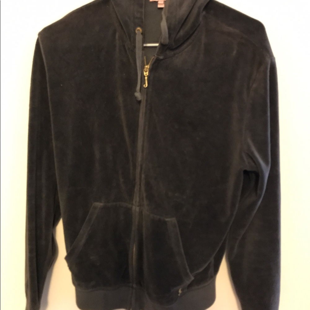 Charcoal Gray Juicy Couture Track Jacket
