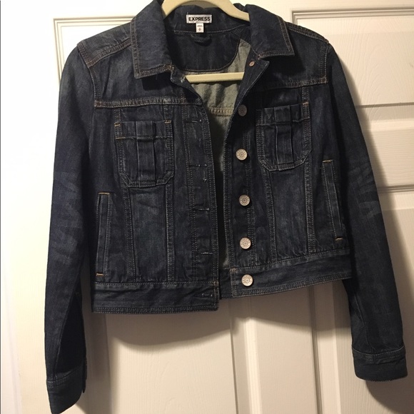 NWOT Express Jean Jacket S - Picture 1 of 4