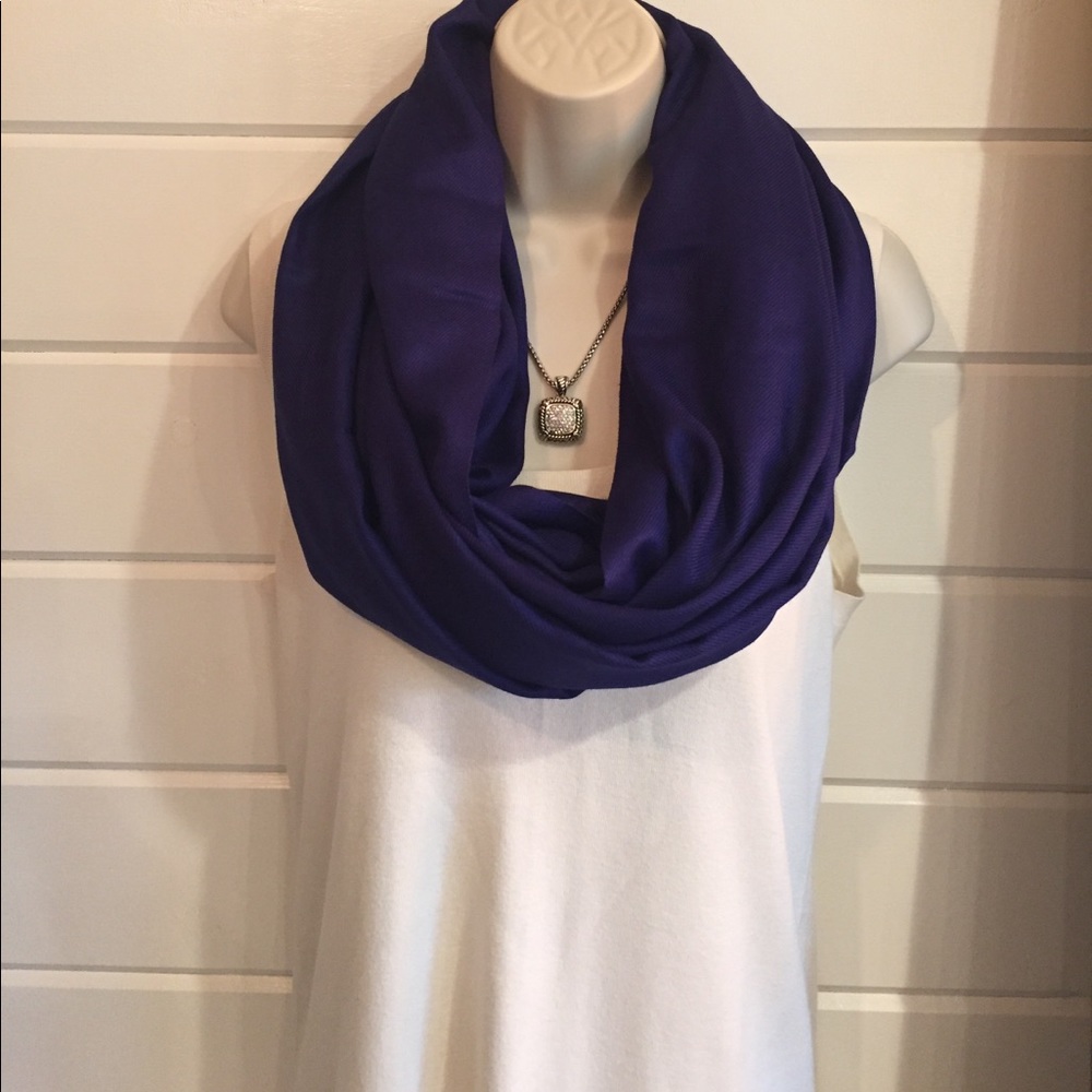 World Market infinity scarf purple
