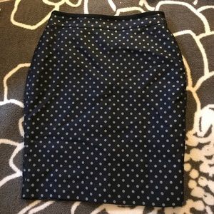 Ann Taylor Navy Pencil Skirt