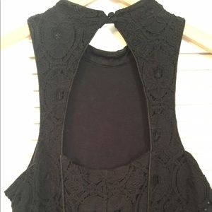 Kimchi Blue, black lace dress