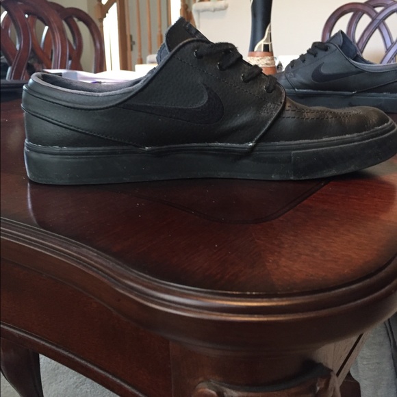Nike SB Zoom Janoski OG+ Black & White Skate Shoes | Zumiez Nike Janoski Black Leather